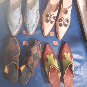 Womens mules buy 1 to 4 pair corral, rod parker, old gringo size 6.5 (6 1/2)